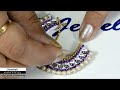 how to make chandbali earring made out of paper diy