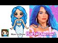 How to Draw Barbie Mermaid | Dua Lipa