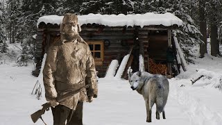 🐻/Суровая жизнь отшельника/ Медведь подранок пришел в избушку/