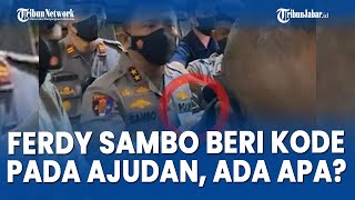 Momen Ferdy Sambo Beri Kode Ajudannya yang Brewokan saat Akan Diperiksa Bareskrim