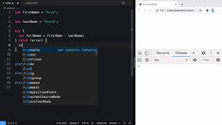 Handle JavaScript Errors with try...catch and finally