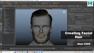 Creating Beckham's facial hair in Maya XGen!