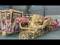 4sets luxury electric royal carriages horseless carriages