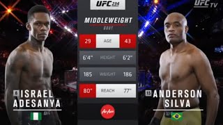 ВСПОМИНАЕМ БОЙ - ISRAEL ADESANYA VS ANDERSON SILVA ПОЛНЫЙ БОЙ UFC234: FULL FIGHT HIGHLIGHTS