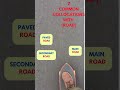 7 common collocations with (road)