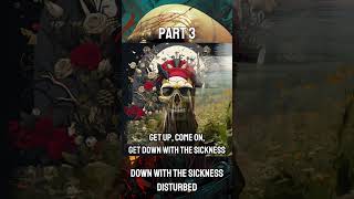 Down With The Sickness - Disturbed - visualized lyrics Part 3/7 #shorts