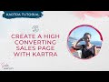 Create a High Converting Sales Page with Kartra [Kartra Tutorial]