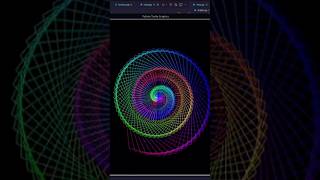Python Turtle Graphics Made Cool in Seconds 🐢 #python