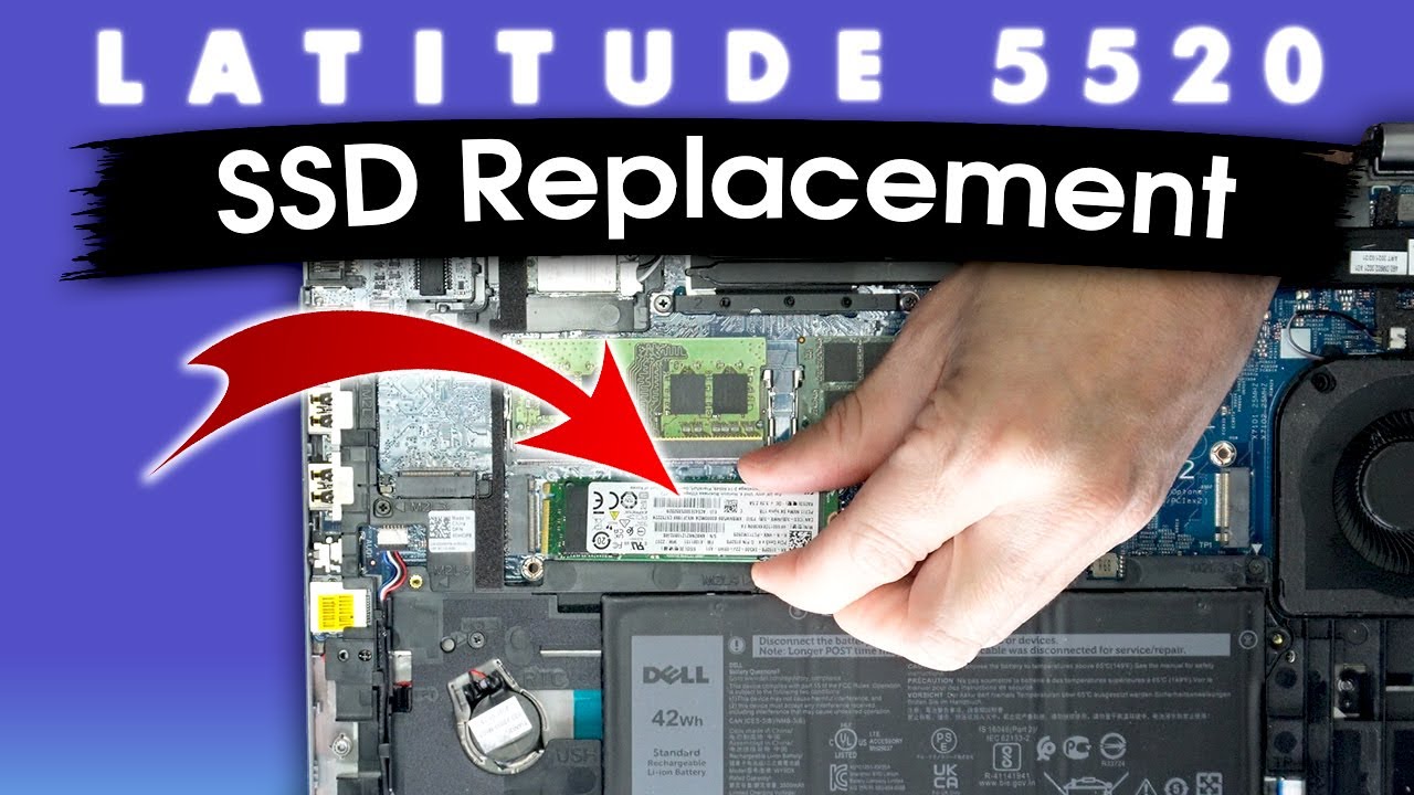 How To Upgrade Or Replace Your SSD | Dell Latitude 5520 - YouTube