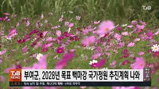 부여군, 2028년 목표 백마강 국가정원 추진계획 나와｜ TJB 대전·충남·세종뉴스