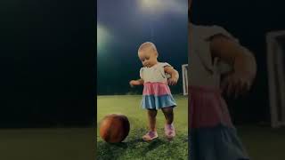 #cute baby #funny #play#football #video