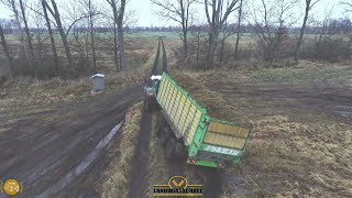 Das war Richtig Knapp! Gras Ernte im Moor Fendt Traktoren wühlen sich durch den Sumpf 2021