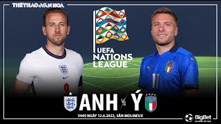 UEFA Nations League | Anh vs Ý (1h45 ngày 12/6). NHẬN ĐỊNH BÓNG ĐÁ