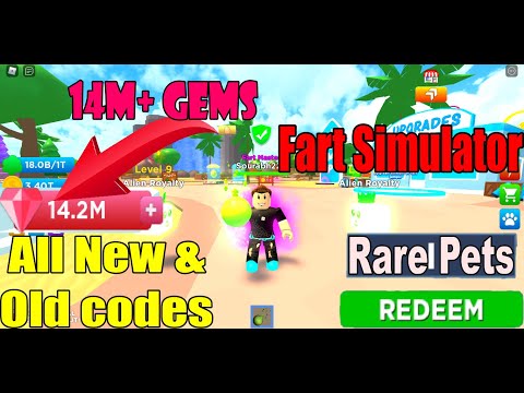 All Working Codes Of Fart Simulator Roblox [UPDATE 4]