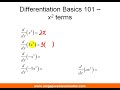 gce o level a maths differentiation basics