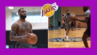 Lebron James & Lakers PRACTICE in Orlando || *Crazy Workout*