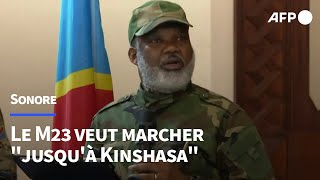 RDC: le M23, à Goma \