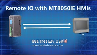 iR Remote IO to MT8050Ie HMI Demo Weintek USA Tutorial