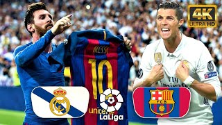 Real Madrid 2 x 3 Barcelona (MESSI VS RONALDO) ● LA LIGA  2016/17  | Extended Highlights & Goal - 4K