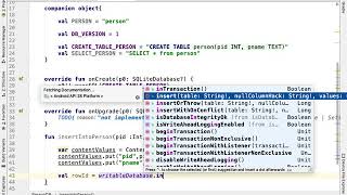 Video 10: Android SQLite Database in Kotlin