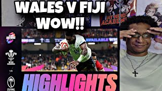 HIGHLIGHTS  WALES V FIJI  AUTUMN NATIONS SERIES RACTION!