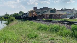 ONR Ditcher number 1 Northbound ON 1733 passing the Cobalt station 06,19,2023