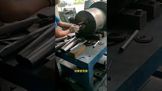 Sharpening the tip of double-tapered double-ended shrinking pipe，Taper pipe reducing machine