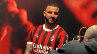 Kyle Walker First Day At AC Milan 🔴⚫️