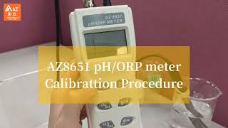 8651 pH calibration procedure video