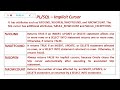 PLSQL Implicit Cursor