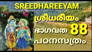 ശ്രീധരീയം ഭാഗവത പഠനസത്രം 88 SREEDHAREEYAM BHAGAVATHA PATANA SATHRAM PERIKAMANA Sreedharji