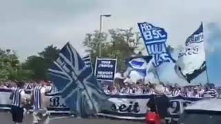 Herta Berlin fans before the match against Leipzig 12.05.2018