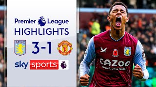 Villa STUN United in Emery's first game! 😳 | Aston Villa 3-1 Man United | EPL Highlights