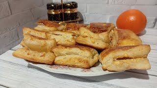 ХАЧАПУРИ    ИЗ    СЛОЕНОГО  ТЕСТА   С   СЫРОМ  /  ДОМАШНИЕ   ХАЧАПУРИ