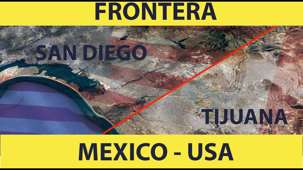 ASI ES LA FRONTERA ENTRE ESTADOS UNIDOS Y MEXICO ( SAN DIEGO- TIJUANA ...