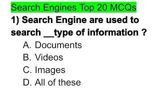 Search Engines | JKP Constable | MCQs | PYQs | Important Questions for JKp Constable | Jkssb