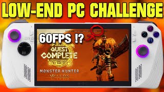 Low-End PC Performance \u0026 Monster Hunter Wilds on ROG ALLY etc