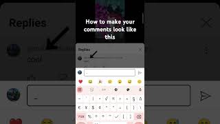 How to make your comments look kinda tilted #fyp #youtubefeatures #youtubehack #tutorial