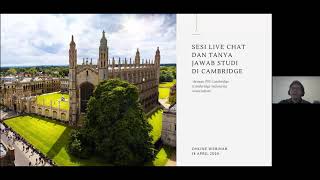 Kuliah di Cambridge: Webinar dan Q&A