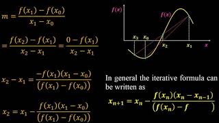 NM 6 Secant Method (Numerical Analysis)