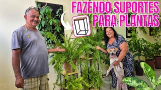 SUPORTE PARA PLANTAS DE METALON: UM LUGAR PARA MINHAS SAMAMBAIAS | PASSO-A-PASSO | DIY | DICAS