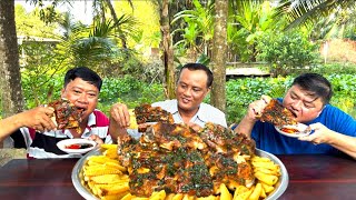 Chương Trình Ăn Uống MỘT MÂM KHỔNG LỒ SƯỜN BÒ Làm Kiểu Này Ngon Nhất | ATĐQ