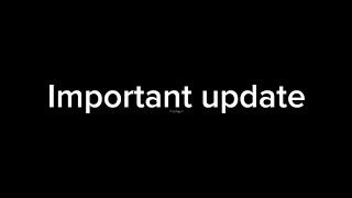 Important announcement regarding videos