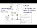 STP and Switching Loops Explained | How to Enable or Disable STP | Packet Tracer Example