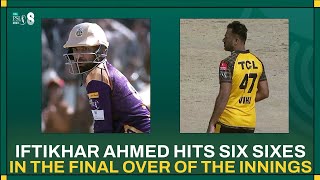 Iftikhar Ahmed Hits Six Sixes In The Final Over Of The Innings! 🔥| HBL PSL