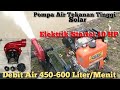 Uji Coba High Pressure Pump V-Belt Ke Sprinkler Sime Senior