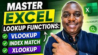 Master Excel Lookup Functions: VLOOKUP, INDEX MATCH & XLOOKUP
