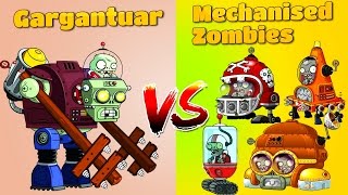 Plants vs. Zombies 2 Gameplay Gargantuar vs Mechanised Zombies from PVZ 2