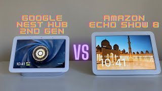 Google Nest Hub 2nd gen vs Amazon Echo Show 8 Comparison: Which is the best smart display?