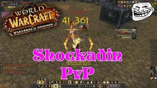 WoW WoD 6.2.2: Holy Paladin Arena PvP: Shockadin 2v2 with Commentary (Offensive Shockadin Build)